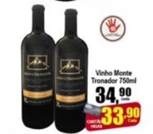 Vinho Monte Tronador 750ml