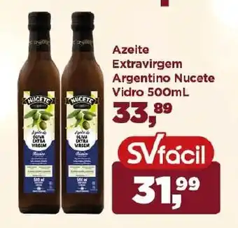 Azeite Extravirgem Argentino Nucete Vidro 500mL