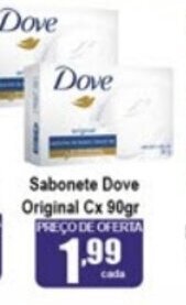 Higa's Supermercado Sabonete Dove Original Cx 90g oferta
