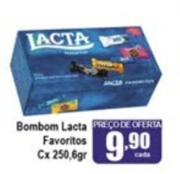 Bombom Lacta Favoritos cx 250.6g