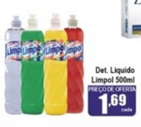 Higa's Supermercado Det. Liquido Limpol 500ml oferta