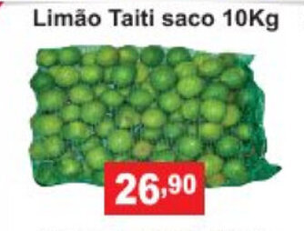 Calvo Atacadista Limao Taiti saco 10kg oferta