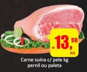 Atacado Máximo Carne suina c/ pele 1kg Pernil ou Paleta oferta