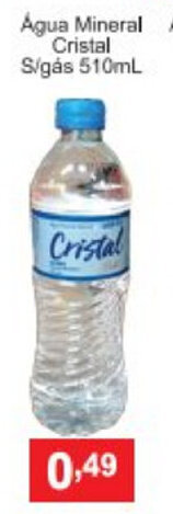 Calvo Atacadista Agua Mineral Cristal S/gas 510ml oferta