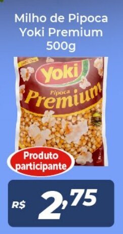 Atakarejo Milho de Pipoca Yoki Premium 500g oferta