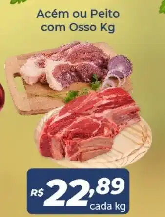Atakarejo Acem ou Peito com Osso 1kg oferta