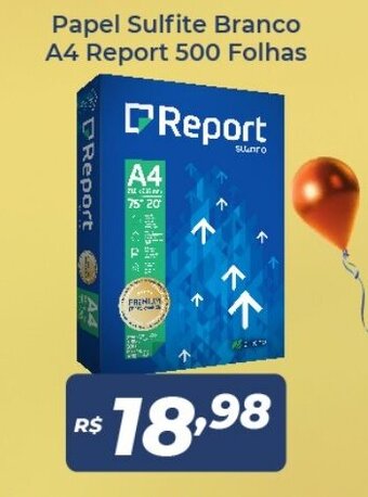 Atakarejo Papel Sulfite Branco A4 Report 500 Folhas oferta