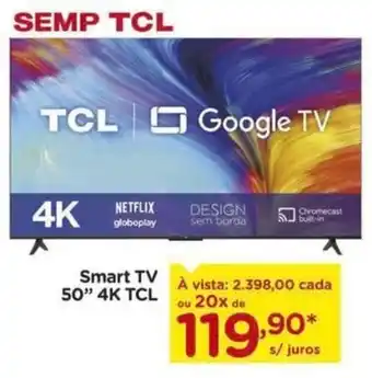 Smart TV 50" 4K TCL