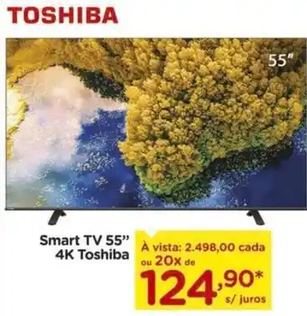 Smart TV 55" 4K Toshiba