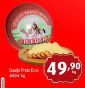 Supermercados Intercontinental Queijo Prato Bola Jelder kg oferta