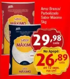 Supermercados Intercontinental Arroz Branco/ Parboilizado Sabor Máximo 5kg oferta