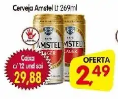 Cercadão Cerveja Amstel Lt 269ml oferta