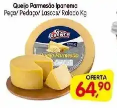 Cercadão Queijo Parmesão Ipanema Peça/Pedaço/ Lascas/Ralado Kg oferta