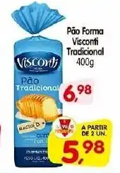 Cercadão Pão Forma Visconti Tradicional 400g oferta