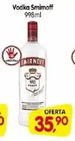 Cercadão Vodka Smimoff 998ml oferta