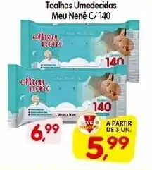 Cercadão Toalhas Umedecidas Meu Nenê C/ 140 oferta