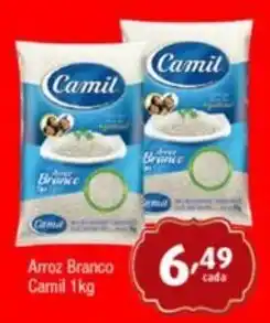 Supermercados Intercontinental Arroz Branco Camil 1kg oferta