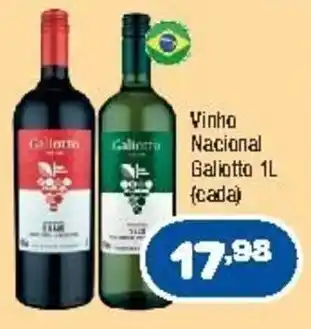 Vinho Chileno Galiotto 1L (cada)