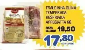 Fraldinha Suina Temperada Resfriada Apreciatta 1kg
