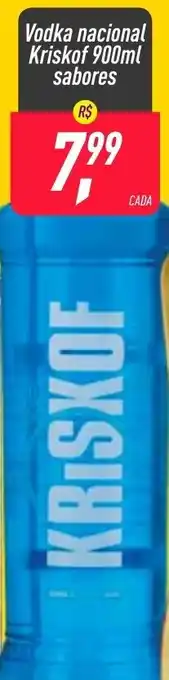 Frangolândia Vodka Nacional Kriskof 900ml oferta