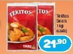 Costazul Supermercados Tekitos Seara 1kg (cada) oferta