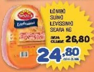 Costazul Supermercados Lombo Suino Levissimo Seara 1kg oferta