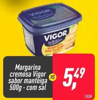 Frangolândia Margarina cremose Vigo sabor manteiga 500g - com sal oferta