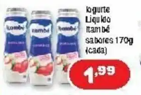 Costazul Supermercados Iogurte Liquido Itambe Sabores 170g (cada) oferta
