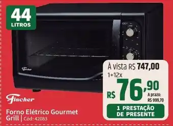 Deltasul Fischer Forno Elétrico Gourmet Grill Cód: 42083 oferta
