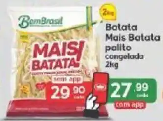 Supermercados Princesa Batata Mais Batata palito congelada 2kg oferta