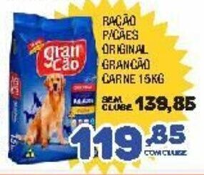 Costazul Supermercados Racao p/ caes Original Grancao Carne 15kg oferta