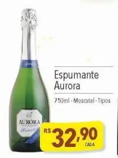 Supermercados Condor Espumante Aurora 750ml-Moscatel-Tipos oferta