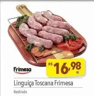 Supermercados Condor Linguiça Toscana Frimesa oferta