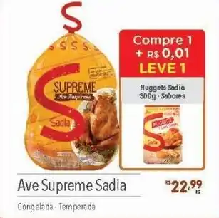 Supermercados Condor Ave Supreme Sadia Congelada - Temperada oferta