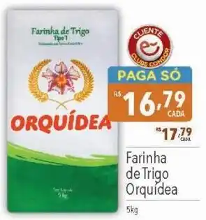 Supermercados Condor Farinha de Trigo Orquídea 5kg oferta