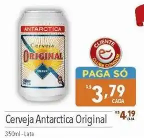 Supermercados Condor Cerveja Antarctica Original 350ml-Lata oferta