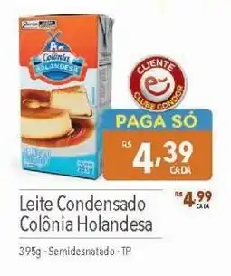 Supermercados Condor Leite Condensado Colônia Holandesa 395g-Semidesnatado-TP oferta