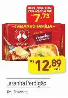 Supermercados Condor Lasanha Perdigão 1kg-Bolonhesa oferta