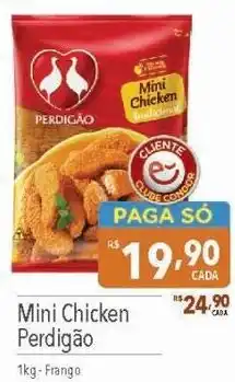 Supermercados Condor Mini Chicken Perdigão 1kgChicken Todas oferta