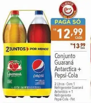 Supermercados Condor Conjunto Guaraná Antarctica + Pepsi-Cola oferta