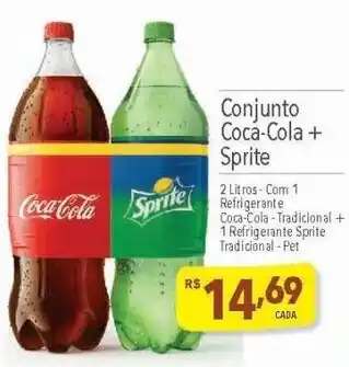 Supermercados Condor Conjunto Coca-Cola + Sprite oferta