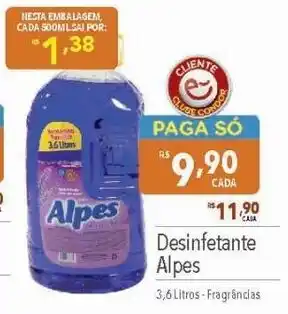 Desinfetante Alpes 3,6 Litros-Fragrâncias