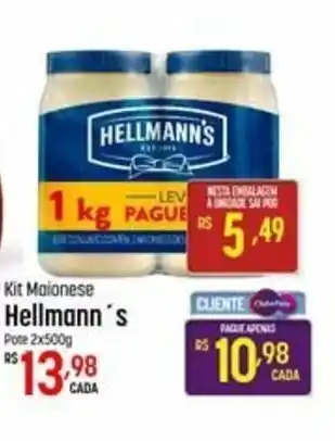 Muffato Kit Maionese Hellmann's 2 x 500g oferta