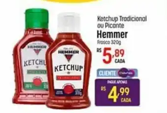 Muffato Ketchup Tradicional ou Picante Hemmer 320g oferta