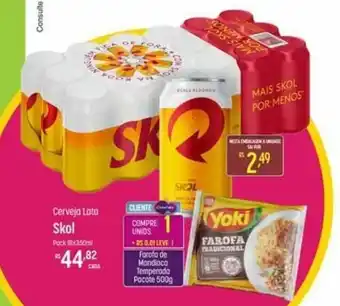 Muffato Cerveja lata Skol 18 x 350ml oferta
