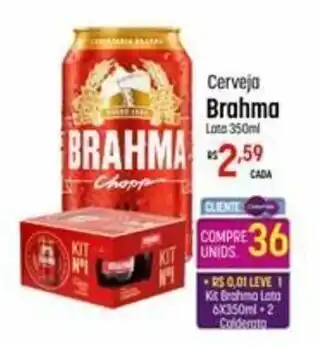 Muffato Cerveja Brahma 350ml oferta
