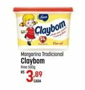 Muffato Margarina Tradicional Claybom 500g oferta