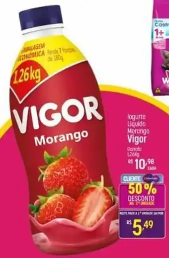 Muffato Iogurte Liquido Morango Vigor oferta