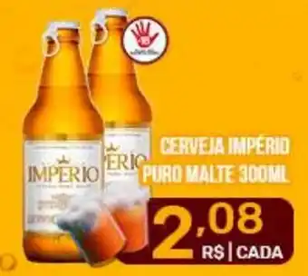 Iquegami Supermercados CERVEJA IMPÉRIO PURO MALTE 300ML oferta