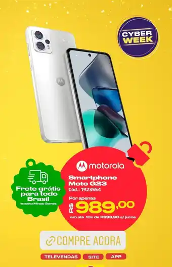 Casa e Vídeo Motorola Smartphone Moto G23 Cód.: 1923554 oferta